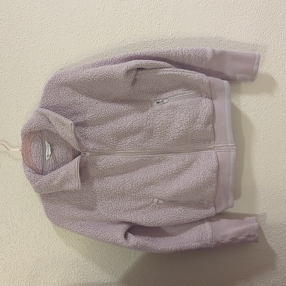 Athleta long sleeve lavender zip up jacket women's medium
